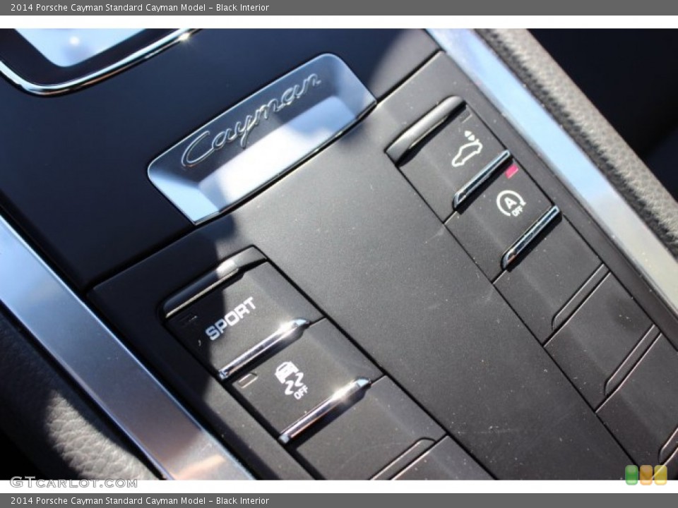 Black Interior Controls for the 2014 Porsche Cayman  #87490457