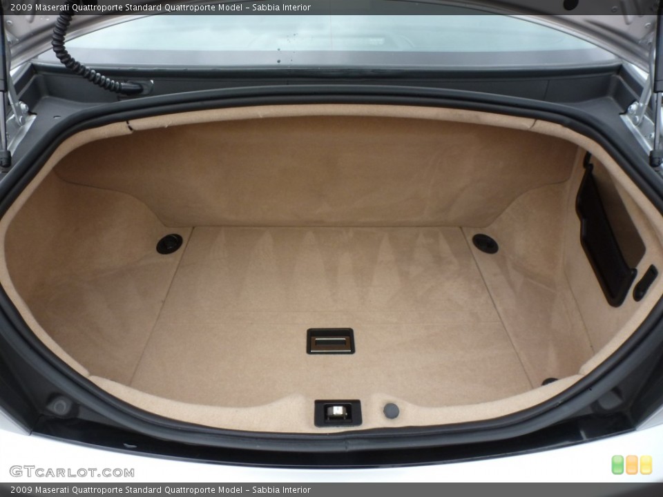 Sabbia Interior Trunk for the 2009 Maserati Quattroporte  #87491823