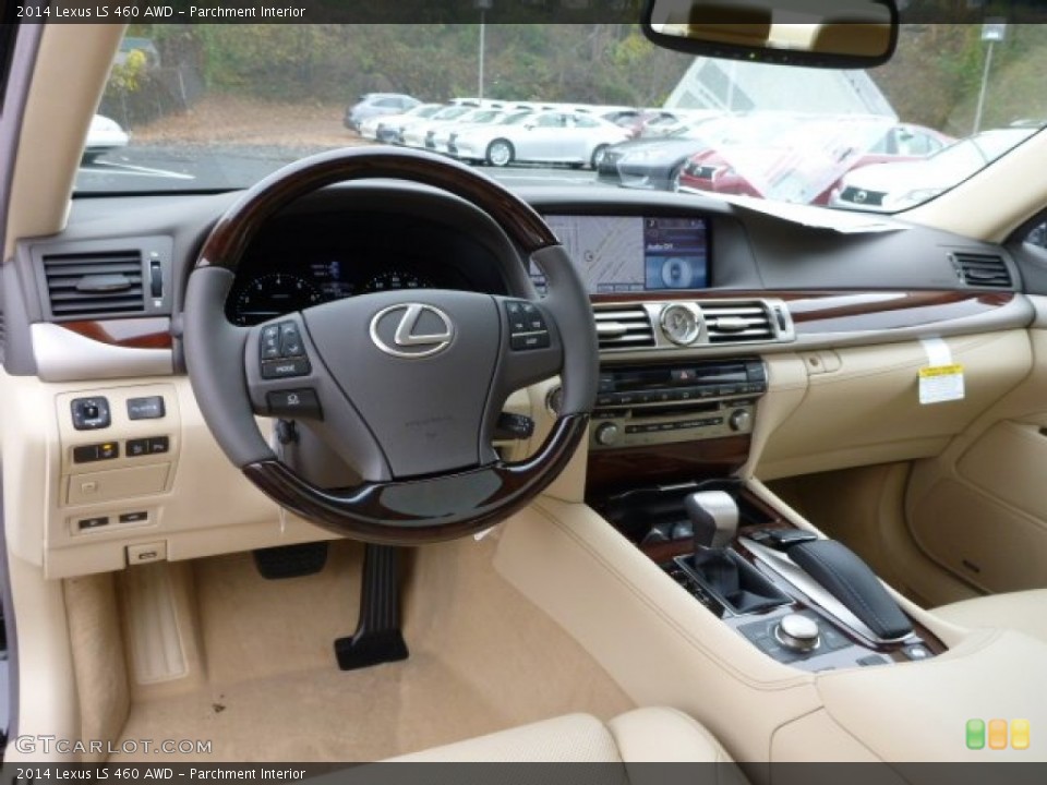 Parchment Interior Dashboard for the 2014 Lexus LS 460 AWD #87491831