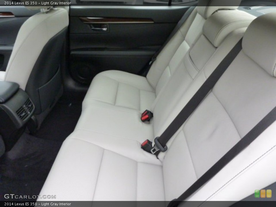 Light Gray Interior Rear Seat for the 2014 Lexus ES 350 #87491996