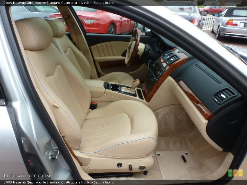 Sabbia Interior Front Seat for the 2009 Maserati Quattroporte  #87492230