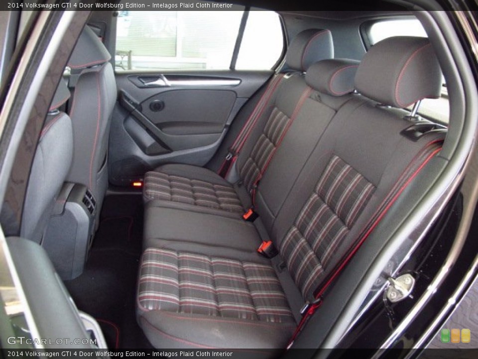 Intelagos Plaid Cloth Interior Rear Seat for the 2014 Volkswagen GTI 4 Door Wolfsburg Edition #87499015