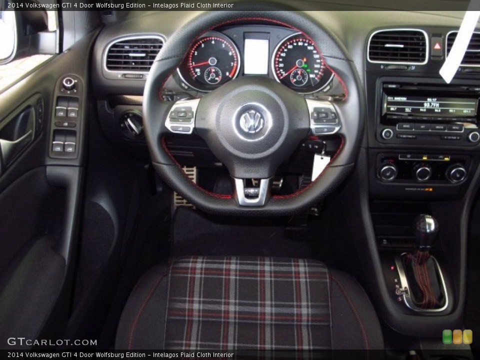 Intelagos Plaid Cloth Interior Dashboard for the 2014 Volkswagen GTI 4 Door Wolfsburg Edition #87499039