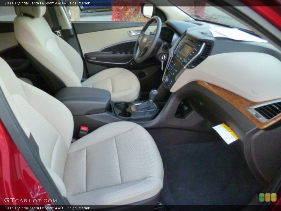 Beige Interior Front Seat for the 2014 Hyundai Santa Fe Sport AWD #87502984
