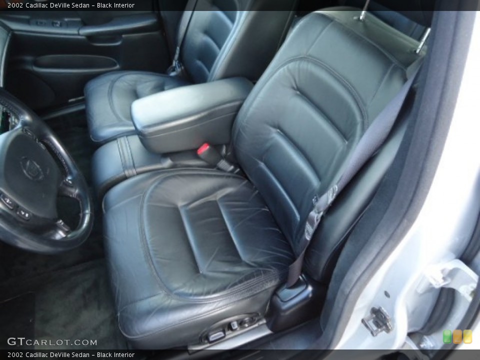 Black Interior Front Seat for the 2002 Cadillac DeVille Sedan #87505885