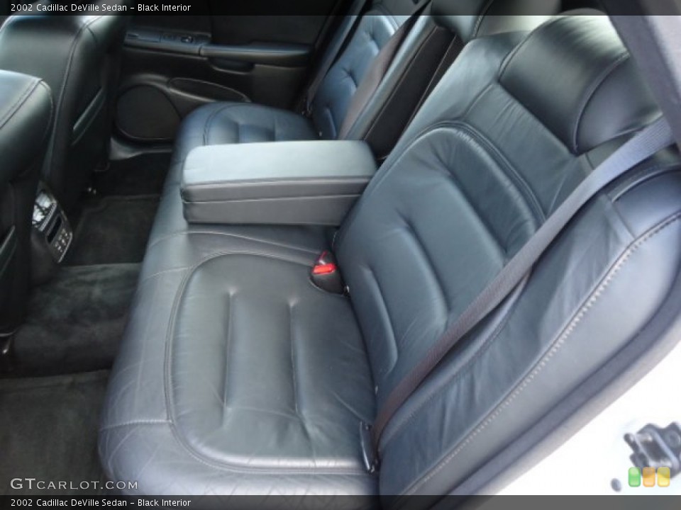 Black Interior Rear Seat for the 2002 Cadillac DeVille Sedan #87505969