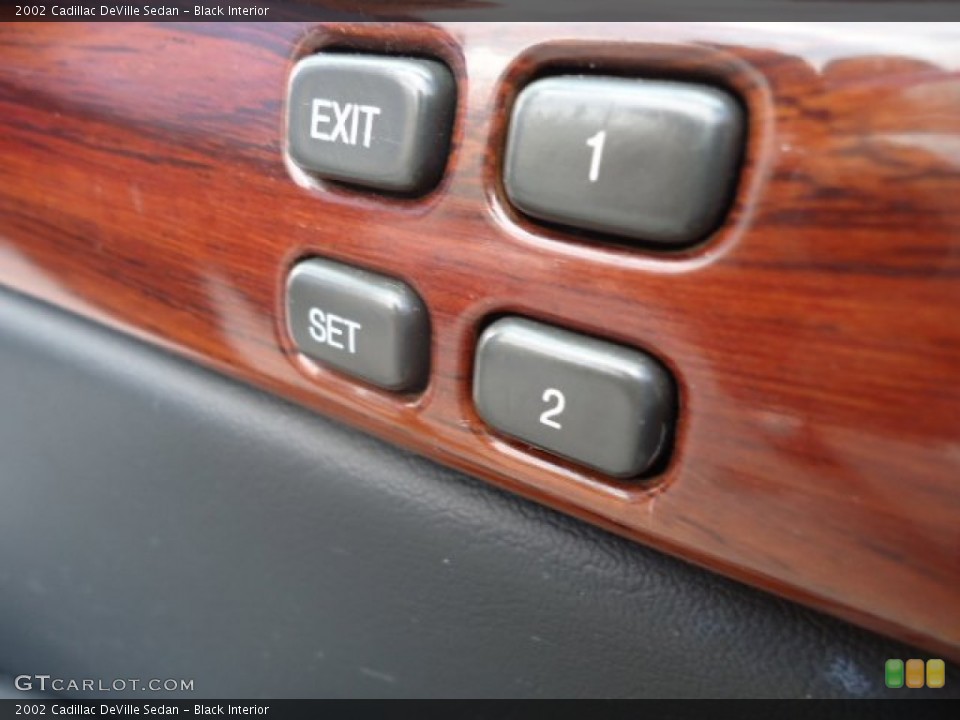 Black Interior Controls for the 2002 Cadillac DeVille Sedan #87506194