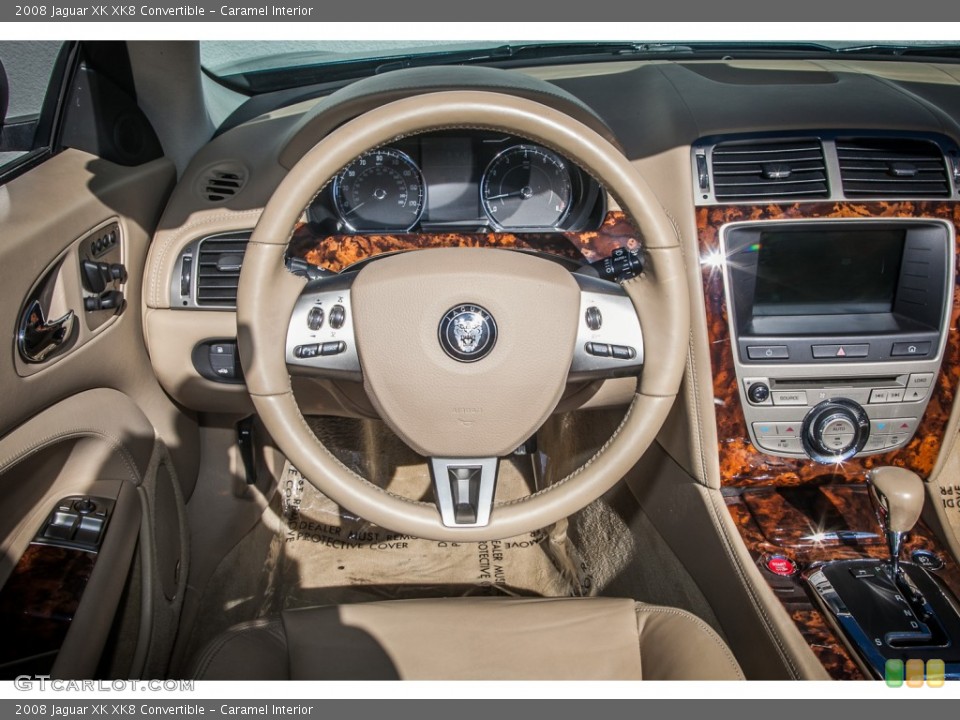Caramel Interior Steering Wheel for the 2008 Jaguar XK XK8 Convertible #87506563