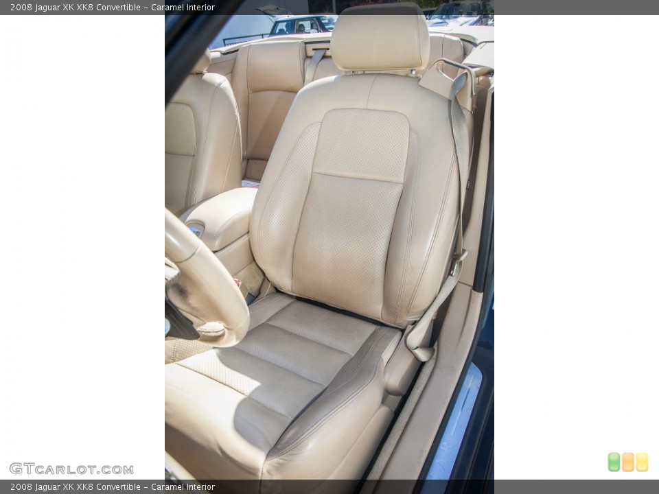 Caramel Interior Front Seat for the 2008 Jaguar XK XK8 Convertible #87507517