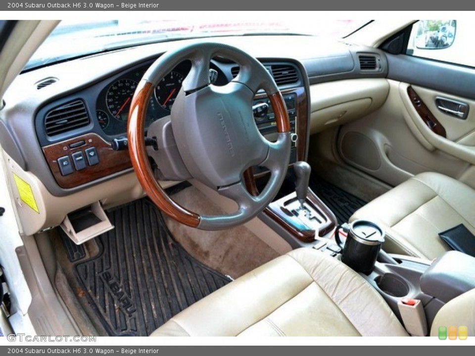 Beige Interior Photo for the 2004 Subaru Outback H6 3.0 Wagon #87509735