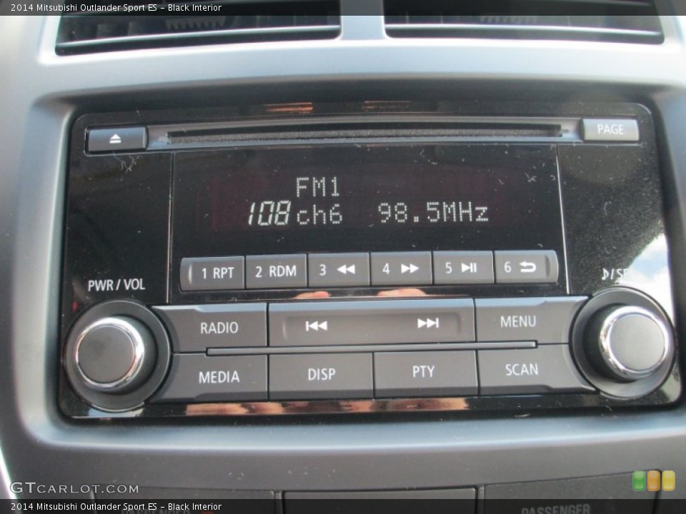Black Interior Audio System for the 2014 Mitsubishi Outlander Sport ES #87510940