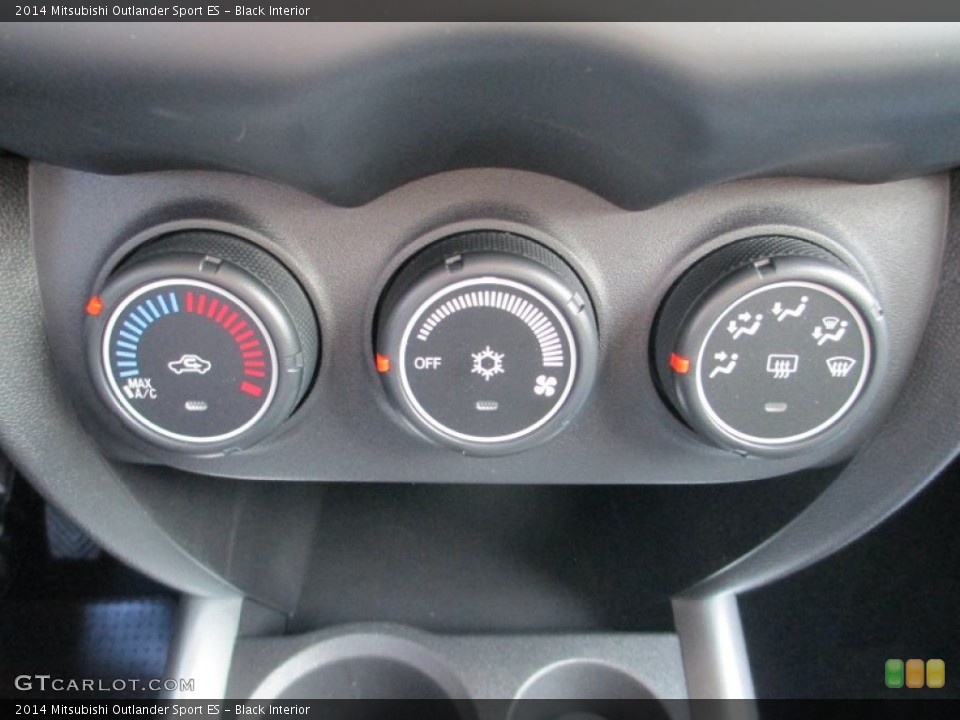 Black Interior Controls for the 2014 Mitsubishi Outlander Sport ES #87510955