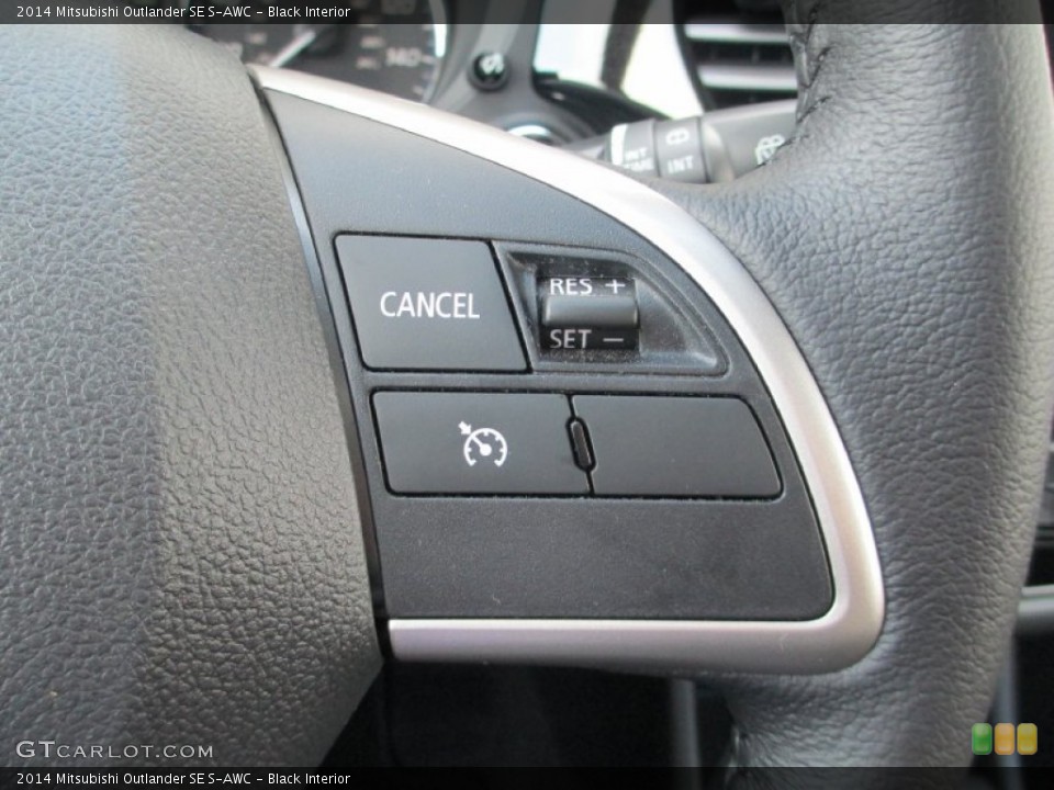 Black Interior Controls for the 2014 Mitsubishi Outlander SE S-AWC #87512125