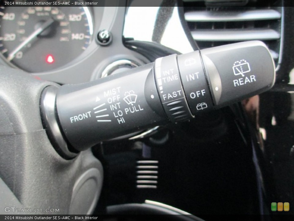 Black Interior Controls for the 2014 Mitsubishi Outlander SE S-AWC #87512140