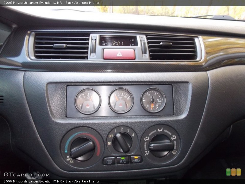 Black Alcantara Interior Controls for the 2006 Mitsubishi Lancer Evolution IX MR #87513676