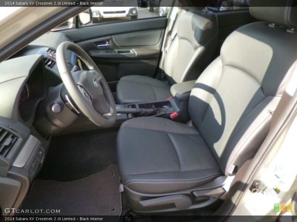 Black Interior Front Seat for the 2014 Subaru XV Crosstrek 2.0i Limited #87514822