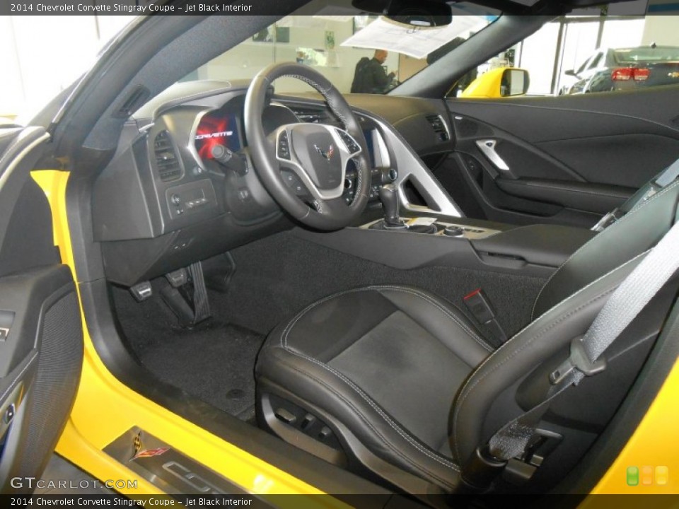 Jet Black Interior Photo for the 2014 Chevrolet Corvette Stingray Coupe #87519603