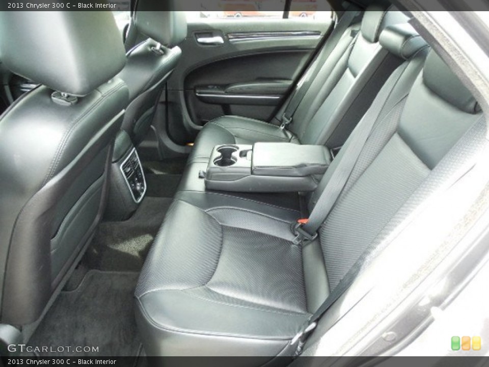 Black Interior Rear Seat for the 2013 Chrysler 300 C #87520266