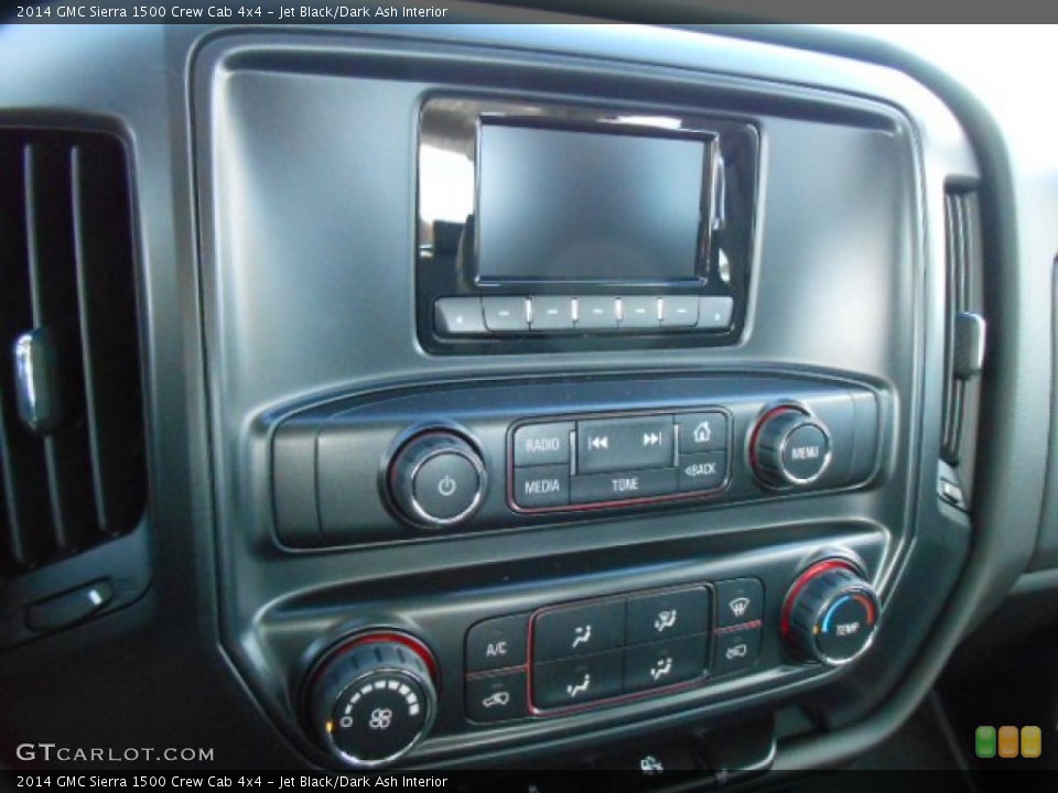 Jet Black/Dark Ash Interior Controls for the 2014 GMC Sierra 1500 Crew Cab 4x4 #87524891