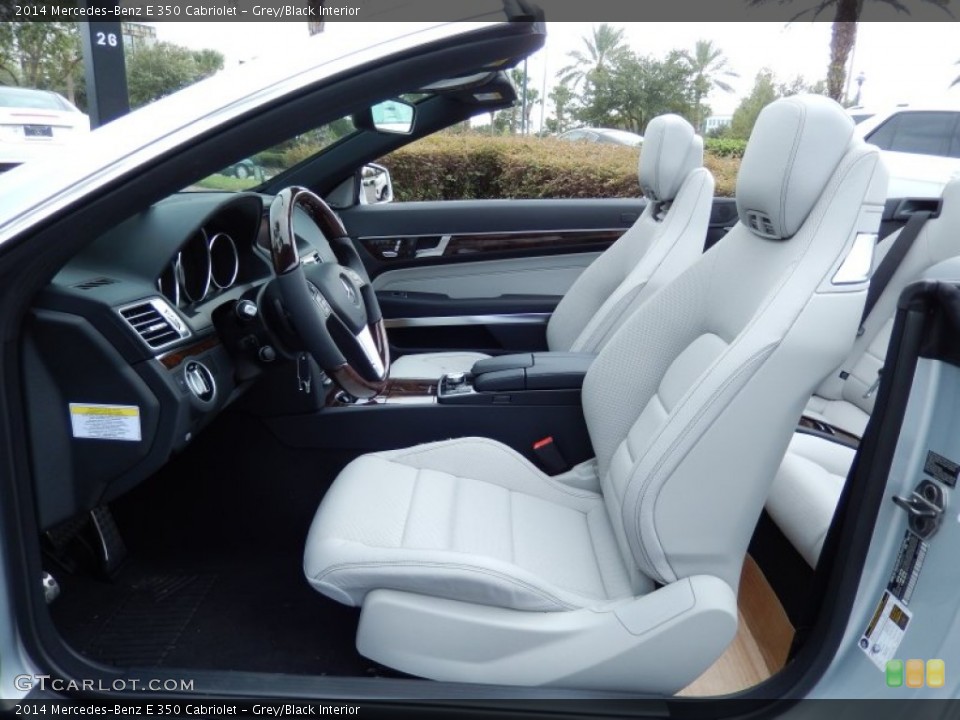 Grey/Black Interior Photo for the 2014 Mercedes-Benz E 350 Cabriolet #87526055