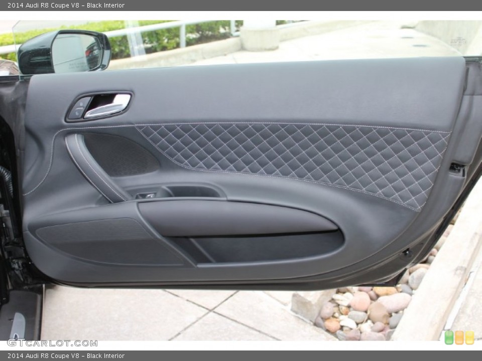 Black Interior Door Panel for the 2014 Audi R8 Coupe V8 #87532793