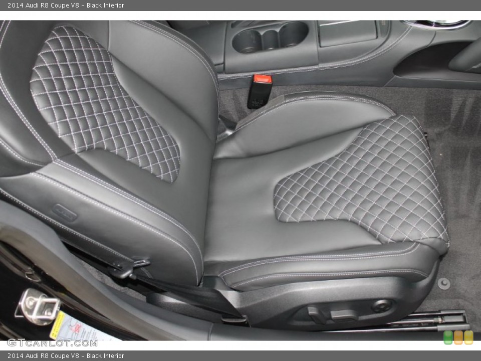 Black Interior Front Seat for the 2014 Audi R8 Coupe V8 #87532815