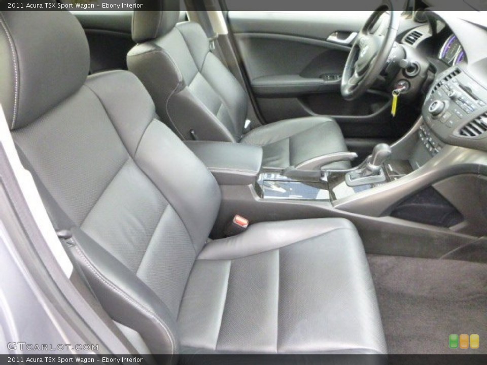 Ebony Interior Front Seat for the 2011 Acura TSX Sport Wagon #87542687