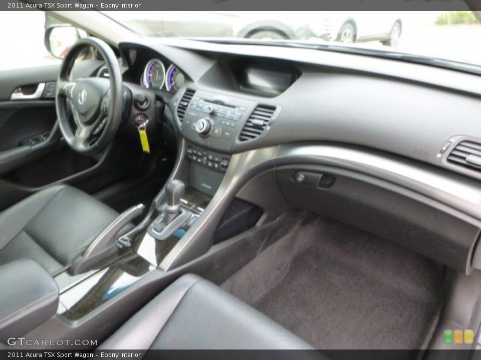 Ebony Interior Dashboard for the 2011 Acura TSX Sport Wagon #87542708