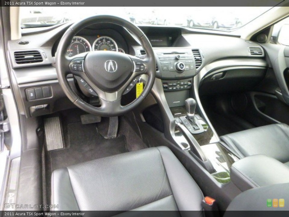Ebony 2011 Acura TSX Interiors