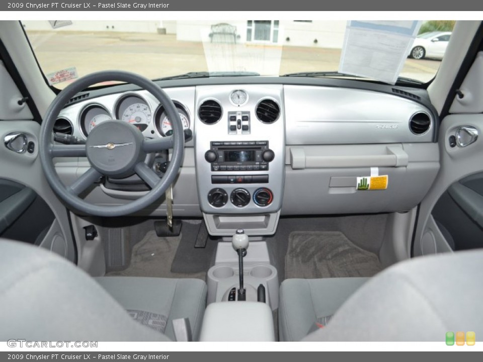 Pastel Slate Gray Interior Dashboard for the 2009 Chrysler PT Cruiser LX #87545216