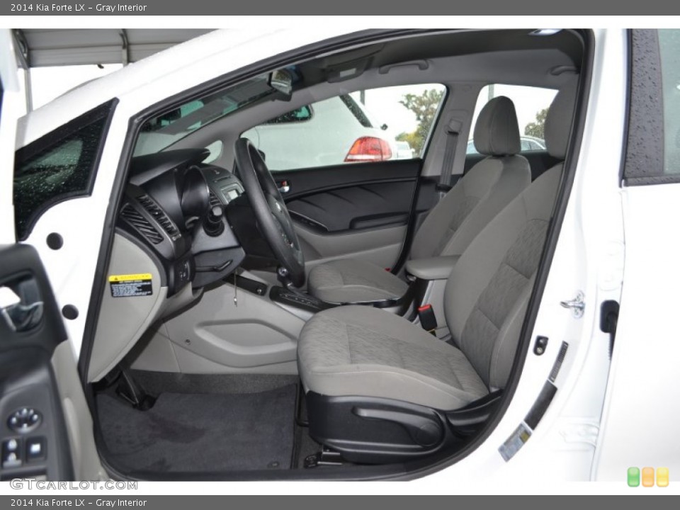 Gray Interior Front Seat for the 2014 Kia Forte LX #87548312