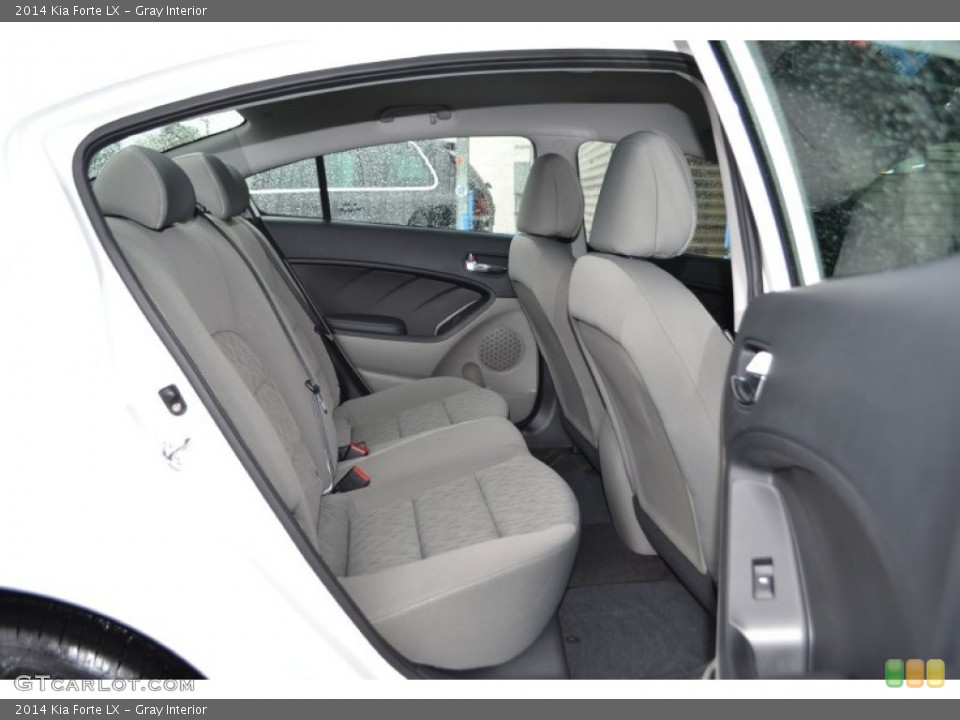 Gray Interior Rear Seat for the 2014 Kia Forte LX #87548360