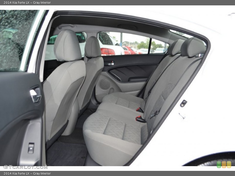 Gray Interior Rear Seat for the 2014 Kia Forte LX #87548381
