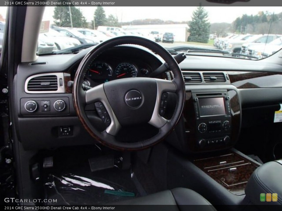 Ebony Interior Dashboard for the 2014 GMC Sierra 2500HD Denali Crew Cab 4x4 #87550034