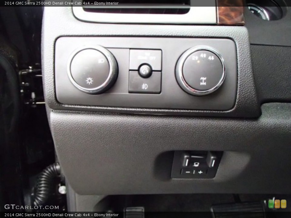 Ebony Interior Controls for the 2014 GMC Sierra 2500HD Denali Crew Cab 4x4 #87550076
