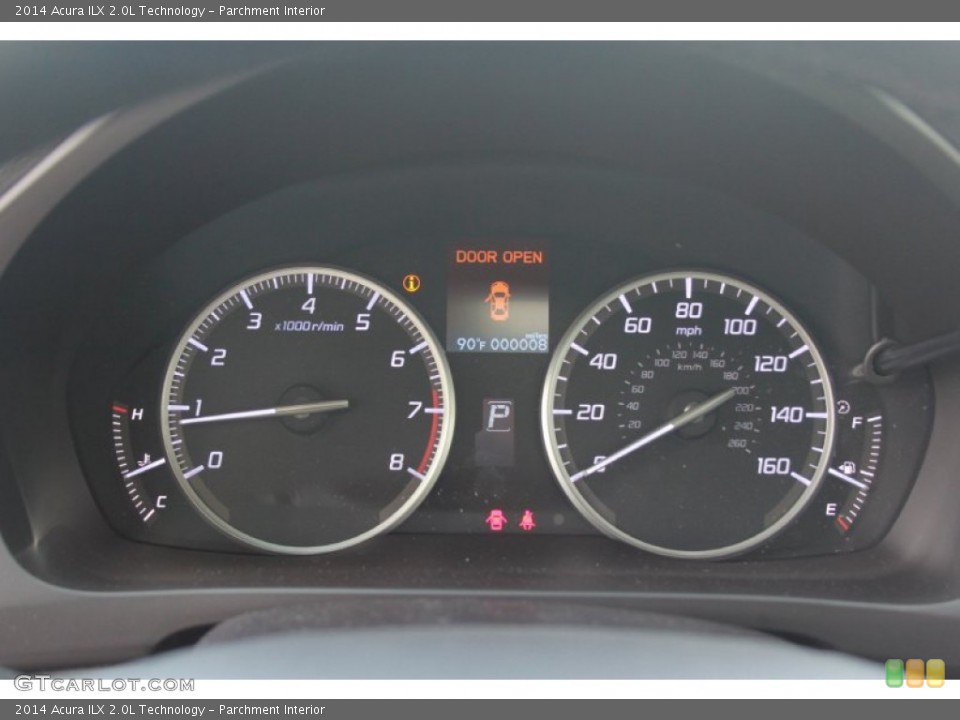 Parchment Interior Gauges for the 2014 Acura ILX 2.0L Technology #87559622