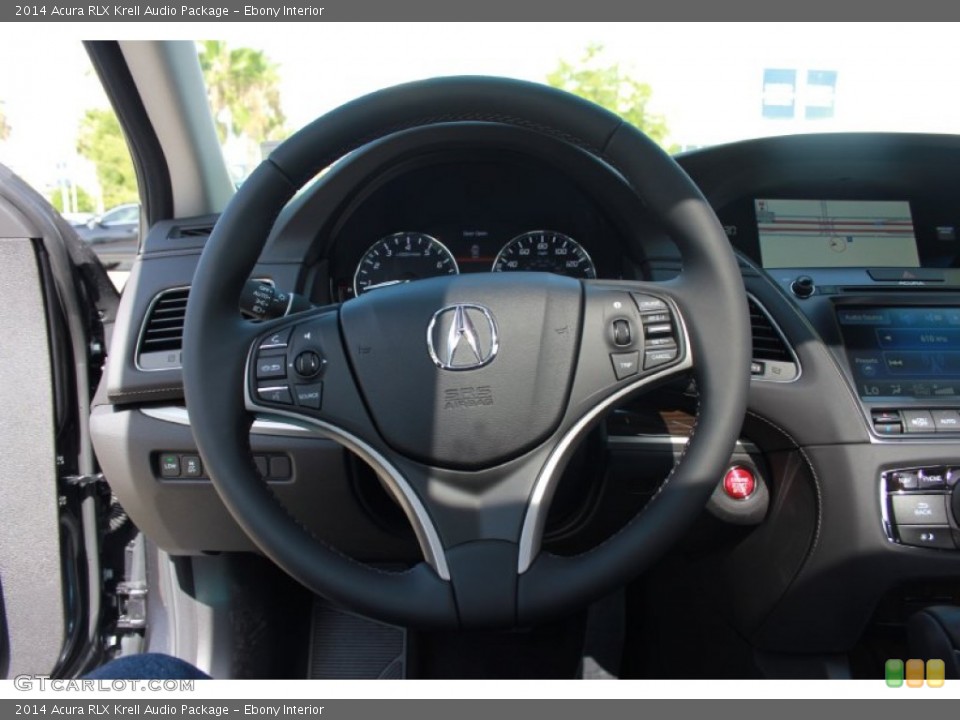 Ebony Interior Steering Wheel for the 2014 Acura RLX Krell Audio Package #87560888