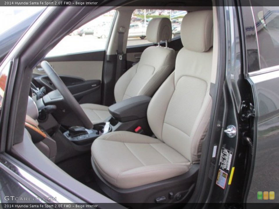 Beige Interior Front Seat for the 2014 Hyundai Santa Fe Sport 2.0T FWD #87561776