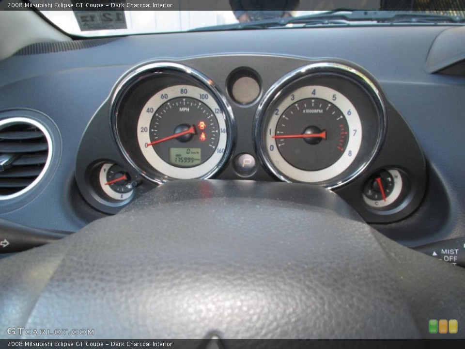 Dark Charcoal Interior Gauges for the 2008 Mitsubishi Eclipse GT Coupe #87564734