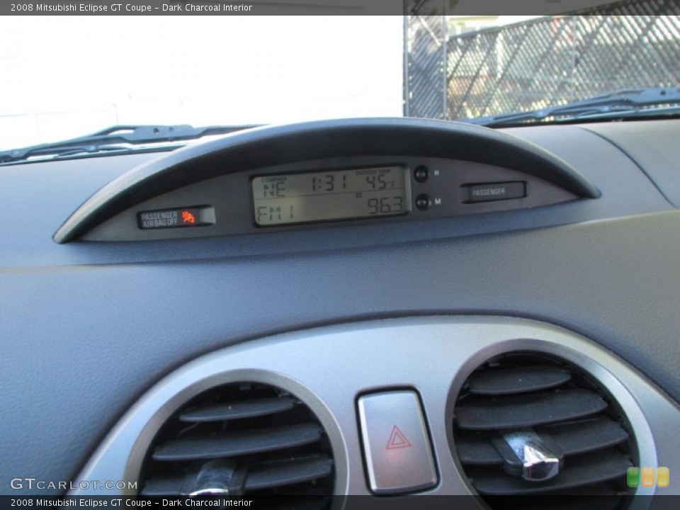 Dark Charcoal Interior Controls for the 2008 Mitsubishi Eclipse GT Coupe #87564758