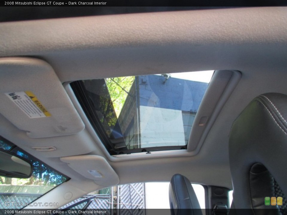 Dark Charcoal Interior Sunroof for the 2008 Mitsubishi Eclipse GT Coupe #87564779
