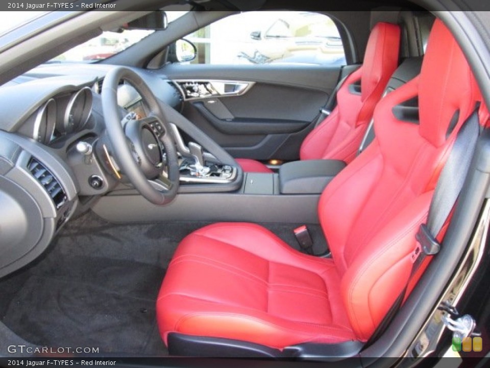 Red Interior Front Seat for the 2014 Jaguar F-TYPE S #87567509