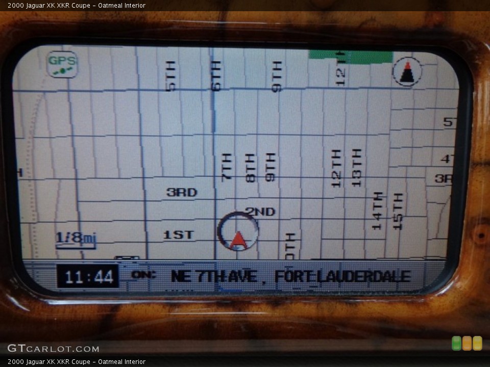 Oatmeal Interior Navigation for the 2000 Jaguar XK XKR Coupe #87570451