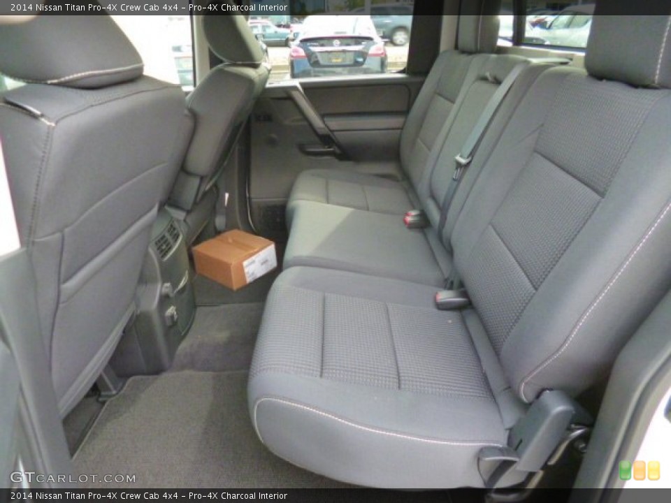 Pro-4X Charcoal Interior Rear Seat for the 2014 Nissan Titan Pro-4X Crew Cab 4x4 #87570568