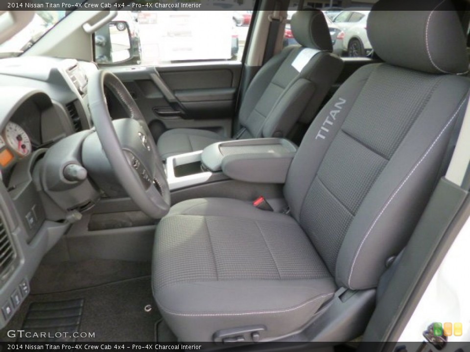 Pro-4X Charcoal 2014 Nissan Titan Interiors