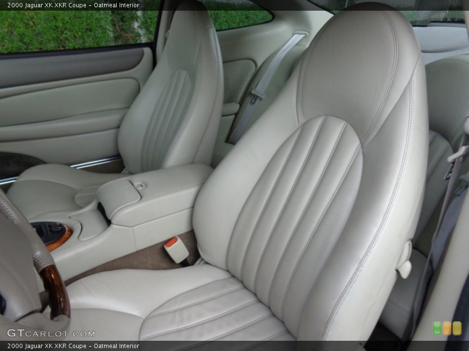 Oatmeal Interior Front Seat for the 2000 Jaguar XK XKR Coupe #87570648