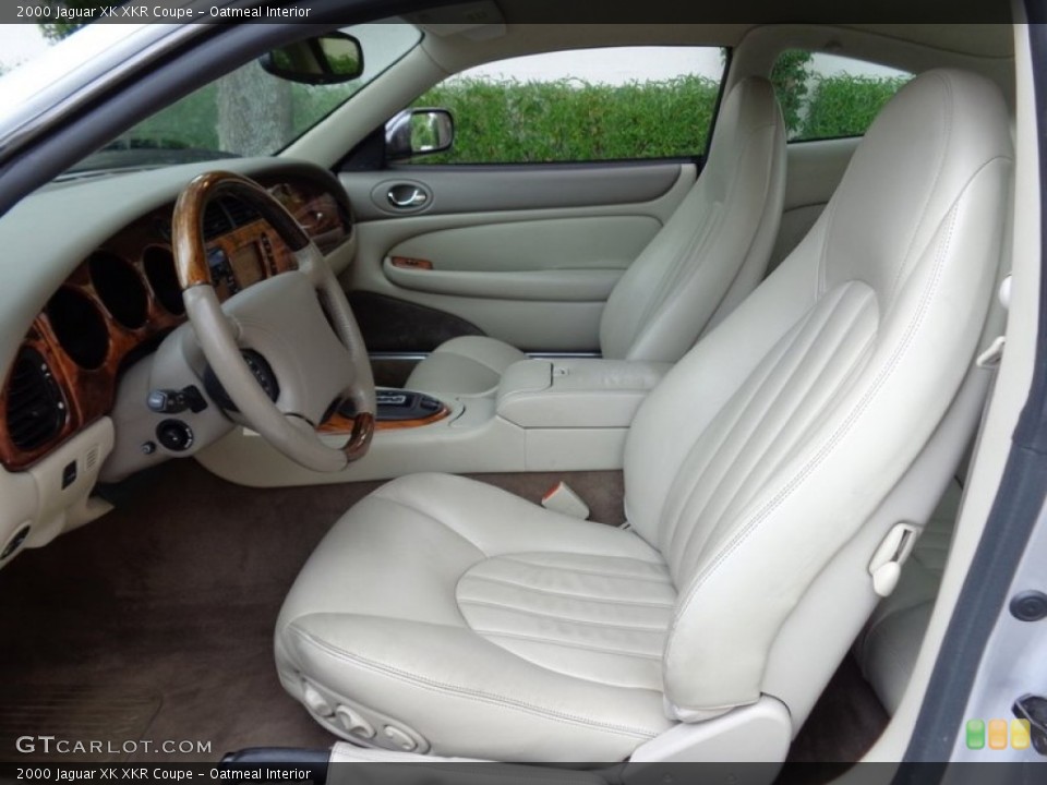 Oatmeal Interior Front Seat for the 2000 Jaguar XK XKR Coupe #87571033