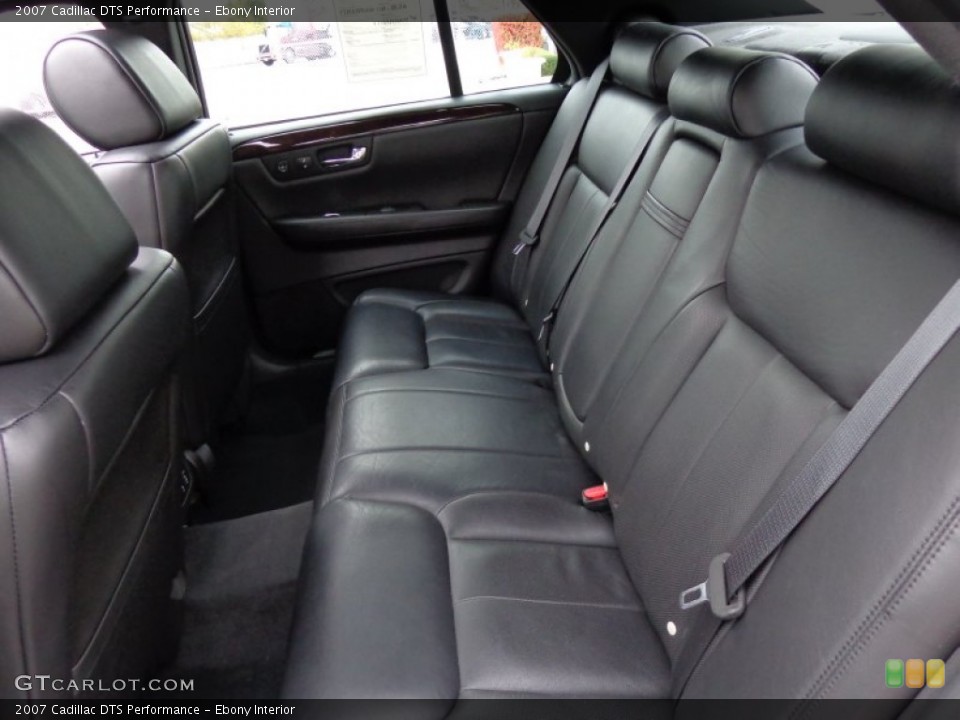 Ebony Interior Rear Seat for the 2007 Cadillac DTS Performance #87571222