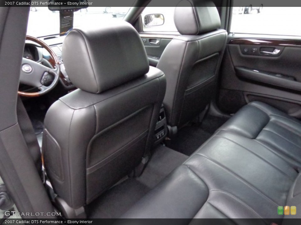 Ebony Interior Rear Seat for the 2007 Cadillac DTS Performance #87571246