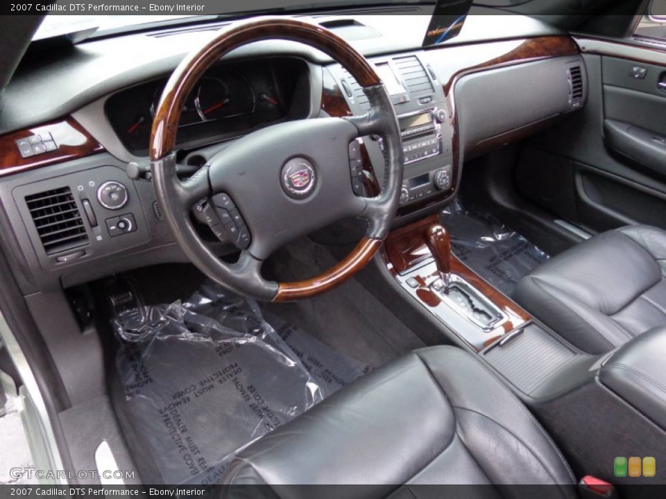 Ebony Interior Prime Interior for the 2007 Cadillac DTS Performance #87571267